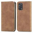 For OPPO A95 5G Retro Skin Feel Magnetic Horizontal Flip Leather Phone Case(Brown) - 2