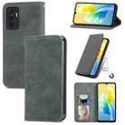 For vivo S10e Retro Skin Feel Magnetic Horizontal Flip Leather Phone Case(Gray) - 1