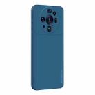 For Xiaomi 12S Ultra PINWUYO Sense Series Liquid Silicone TPU Mobile Phone Case(Blue) - 1