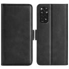 For Xiaomi Redmi Note 11 4G / Note 11S Dual-side Magnetic Buckle Leather Phone Case(Black) - 1