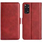 For Xiaomi Redmi Note 11 4G / Note 11S Dual-side Magnetic Buckle Leather Phone Case(Red) - 1