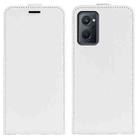 For OPPO Realme 9i R64 Texture Vertical Flip Leather Phone Case(White) - 1
