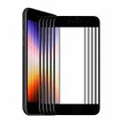 For iPhone SE 2022 / SE 2020 / 8 / 7 5pcs ENKAY Full Glue 6D Tempered Glass Anti-scratch  Film - 1