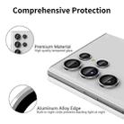For Samsung Galaxy S22 Ultra 5G ENKAY Aluminium Alloy + Tempered Glass Camera Lens Cover(Black) - 3