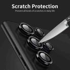 For Samsung Galaxy S22 Ultra 5G ENKAY Aluminium Alloy + Tempered Glass Camera Lens Cover(Black) - 6