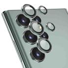 For Samsung Galaxy S22 Ultra 5G ENKAY Aluminium Alloy + Tempered Glass Camera Lens Cover (Green) - 1