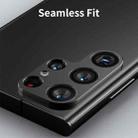 For Samsung Galaxy S22 Ultra 5G ENKAY Aluminium Alloy Camera Lens Protector Full Cover(Black) - 3