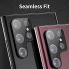 For Samsung Galaxy S22 Ultra 5G ENKAY 9H Rear Lens Tempered Glass Film(Black) - 4