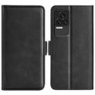 For Xiaomi Redmi K50 Pro Dual-side Magnetic Buckle Leather Phone Case(Black) - 1