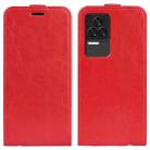 For Xiaomi Redmi K50 Pro R64 Texture Vertical Flip Leather Phone Case(Red) - 1