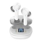 JSM-LB518 Bluetooth 5.0 TWS Noise-Cancelling Earphone with Digital Display(White) - 1