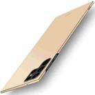 For Samsung Galaxy S22 Ultra 5G MOFI Frosted PC Ultra-thin Hard Case(Gold) - 1