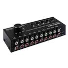 6 In 4 Out RCA Audio Switcher Signal Selector Distribute Device Switch Control - 1