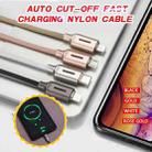 Micro USB Interface Zinc Alloy Marquee Luminous Intelligent Automatic Power off Charging Data Cable(rose gold) - 7