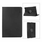 For Samsung Galaxy Tab A8 10.5 2021 X200/X205 ENKAY 360 Degree Rotation Litchi Leather Smart Case(Black) - 1