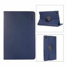 For Samsung Galaxy Tab A8 10.5 2021 X200/X205 ENKAY 360 Degree Rotation Litchi Leather Smart Case(Dark Blue) - 1