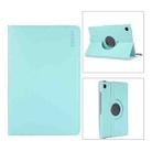 For Samsung Galaxy Tab A8 10.5 2021 X200/X205 ENKAY 360 Degree Rotation Litchi Leather Smart Case(Light Blue) - 1