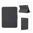 ENKAY Leather Stand Smart Tablet Case For iPad mini 6 2021(Black) - 1