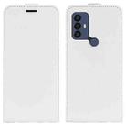 For TCL 30 SE/305/306 R64 Texture Single Vertical Flip Leather Phone Case(White) - 1