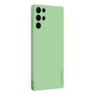 For Samsung Galaxy S22 Ultra 5G PINWUYO Sense Series Liquid Silicone TPU Phone Case(Green) - 1