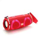 T&G TG642 RGB Light Waterproof  Portable Bluetooth Speaker Support FM / TF Card(Red) - 1