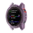 For Garmin Fenix 7 Shockproof TPU Soft Protective Case(Purple) - 1