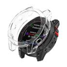 For Garmin Fenix 7X Shockproof TPU Soft Protective Case(Transparent) - 1