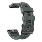 For Garmin Approach S60 22mm Silicone Sport Pure Color Watch Band(Charcoal Gray) - 1