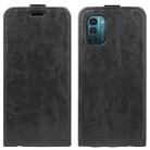 For Nokia G11 / G21 R64 Texture Single Vertical Flip Leather Phone Case(Black) - 1