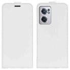 For OnePlus Nord CE 2 5G R64 Texture Single Vertical Flip Leather Phone Case(White) - 1