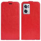 For OnePlus Nord CE 2 5G R64 Texture Single Vertical Flip Leather Phone Case(Red) - 1