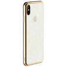 SULADA Shine Series Drop-proof TPU+ Plating Powder Protective Case for iPhone XS Max(Gold) - 1