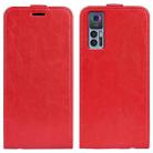 For TCL 30 5G / 30+ R64 Texture Single Vertical Flip Leather Phone Case(Red) - 1