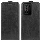 For ZTE Blade Z40 Pro R64 Texture Vertical Flip Leather Phone Case(Black) - 1