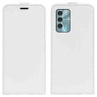 For ZTE Blade V40 R64 Texture Vertical Flip Leather Phone Case(White) - 1