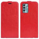 For ZTE Blade V40 R64 Texture Vertical Flip Leather Phone Case(Red) - 1