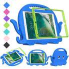 For iPad 10.2 2019 / 2020 Octopus Style EVA + PC Tablet Case with Strap(Blue) - 1