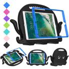 For iPad 10.2 2019 / 2020 Octopus Style EVA + PC Tablet Case with Strap(Black) - 1