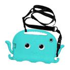 For Samsung Galaxy Tab A7 10.4 T500 / T505 Octopus Style EVA + PC Tablet Case with Strap(Glacial Green) - 2