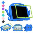 For Samsung Galaxy Tab A7 10.4 T500 / T505 Octopus Style EVA + PC Tablet Case with Strap(Blue) - 1