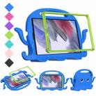 For Samsung Galaxy Tab A7 Lite 8.7 T220 / T225 Octopus EVA + PC Tablet Case with Strap(Blue) - 1