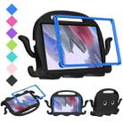 For Samsung Galaxy Tab A7 Lite 8.7 T220 / T225 Octopus EVA + PC Tablet Case with Strap(Black) - 1