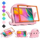 For Samsung Galaxy Tab A 8.0 T290 / T295 2019 Octopus EVA + PC Tablet Case with Strap(Pink) - 1