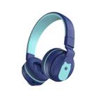 BOBo+ Adults & Kids Cute Bluetooth 5.0 Bass Noise Cancelling Headset with Mic(Blue) - 1