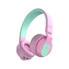 BOBo+ Adults & Kids Cute Bluetooth 5.0 Bass Noise Cancelling Headset with Mic(Pink) - 1