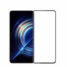 For Xiaomi Redmi K50 / K50 Pro PINWUYO 9H 2.5D Full Screen Tempered Glass Film(Black) - 1