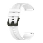 For  Huawei GT Runner 22mm Vertical Silicone Watch band(White) - 1
