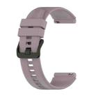 For  Huawei GT Runner 22mm Vertical Silicone Watch band(Purple) - 1