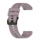 For Huawei Watch 3 pro 22mm Vertical Silicone Watch band(Purple) - 1