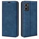 For Xiaomi Redmi Note 11E / Redmi 10 5G Retro-skin  Magnetic Suction Leather Phone Case(Dark Blue) - 1